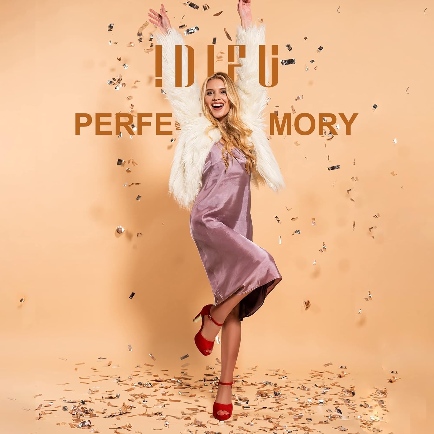 image:imageIDIFU Womens IN4 Mary Platform Chunky High Heels Sandals Peep Toe Dress Wedding Bridal Shoes for Women Bride BridesmaidRed Suede Classic