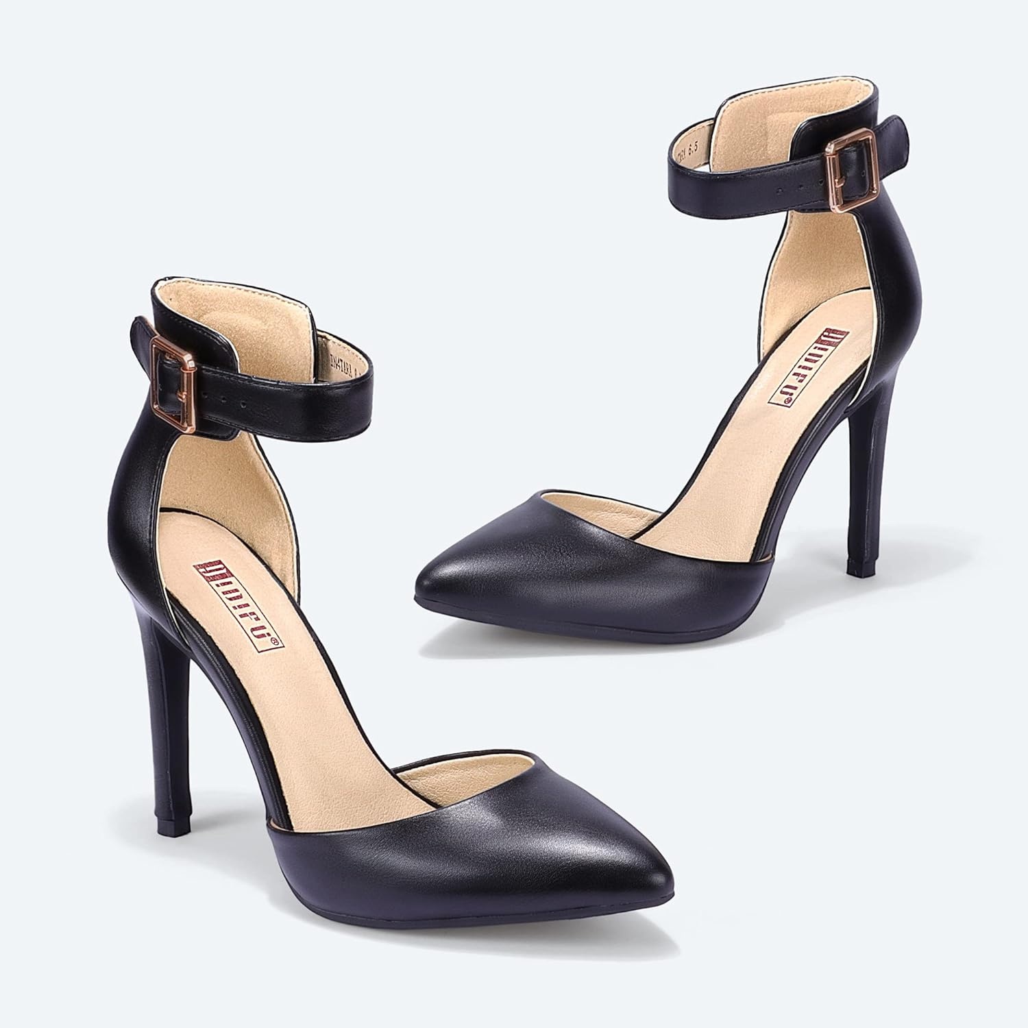 image:imageIDIFU Womens Stiletto PumpsS Black Pu