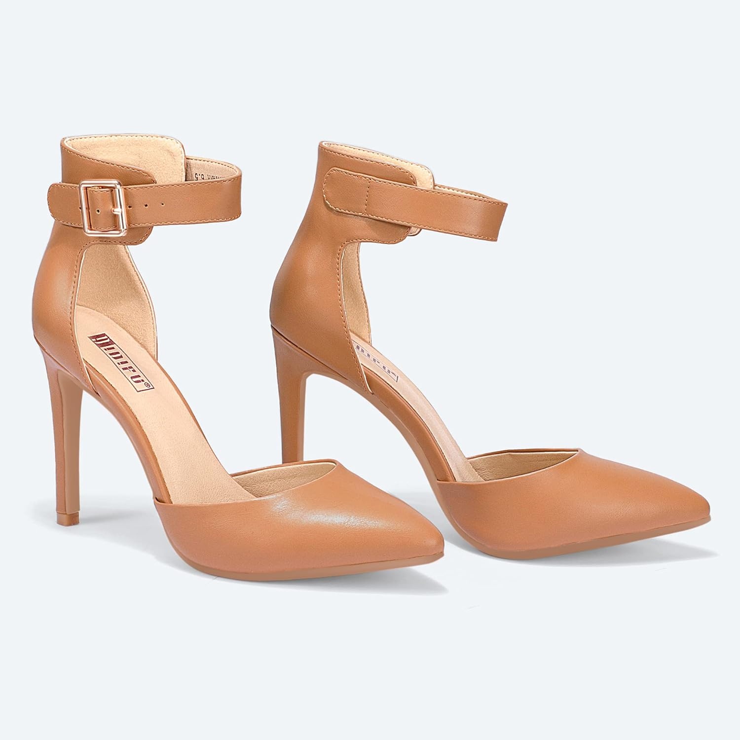 image:imageIDIFU Womens Stiletto PumpsS Nude Pu