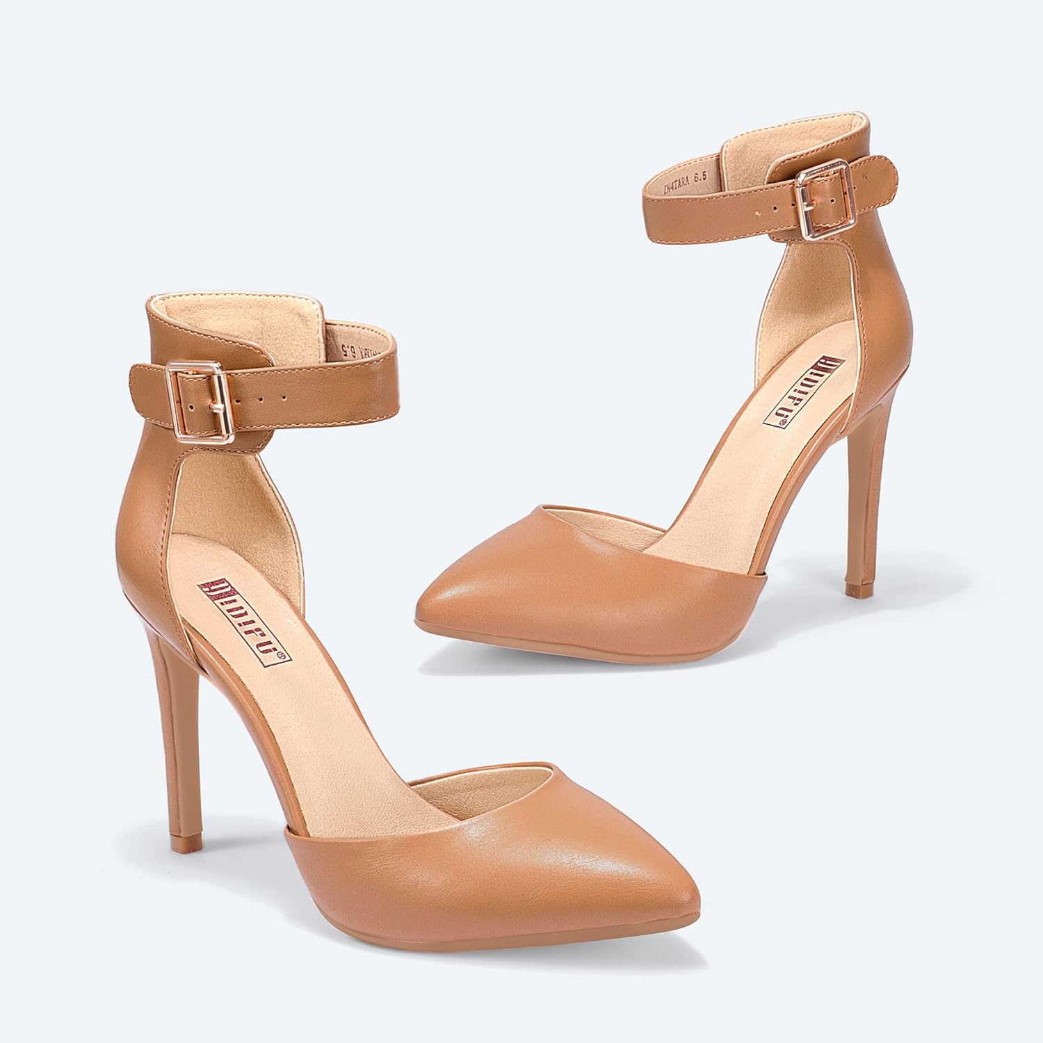 image:imageIDIFU Womens Stiletto PumpsS Nude Pu