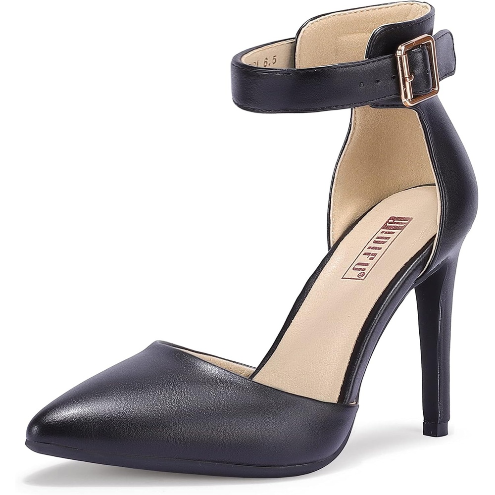 image:imageIDIFU Womens Stiletto PumpsS Black Pu