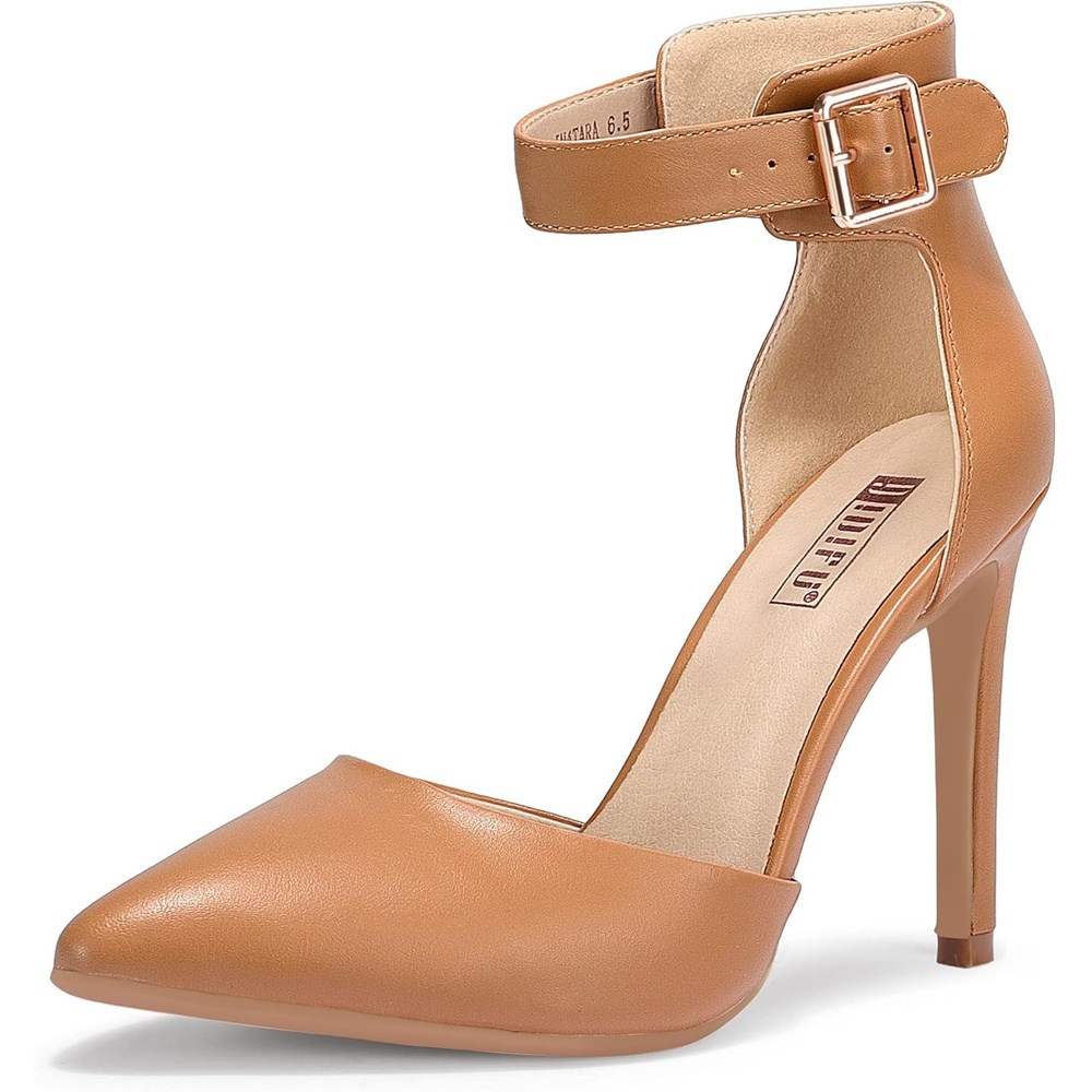 image:imageIDIFU Womens Stiletto PumpsS Nude Pu