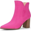 Hot Pink Suede