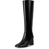 New Fashion Black Pu