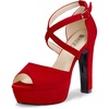K Red Suede