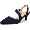 Navy Blue Suede
