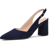 Navy Blue Suede